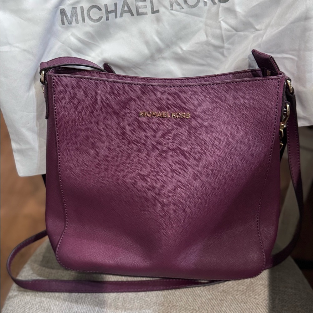 Michael Kors Wine colored Crossbody Bag